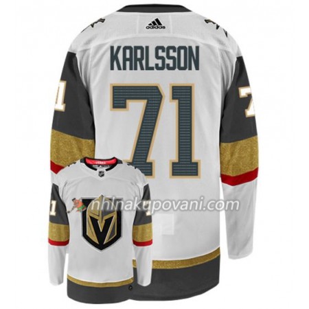 Vegas Golden Knights Dresy WILLIAM KARLSSON 71 Adidas Bílá Authentic - Pánské